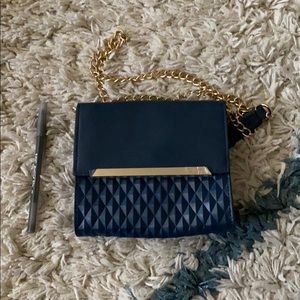 New Dark Blue Crossbody Bag